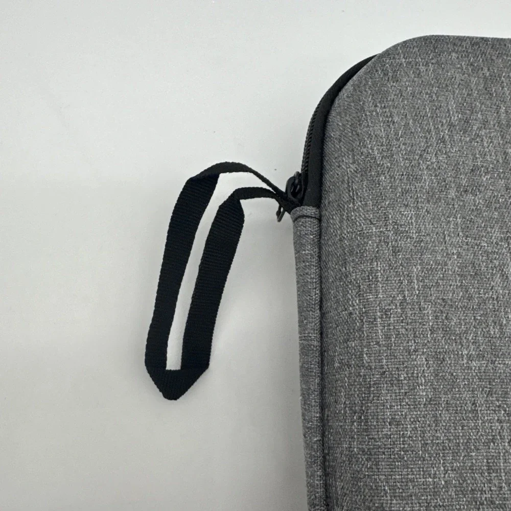 Carrying Case Gray Soft Zipper Nintendo Switch Or Games